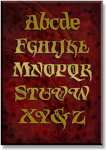 Grindle Alphabets