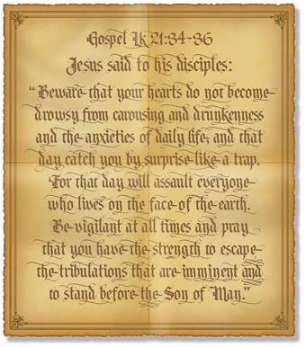 Luke 21 34-36