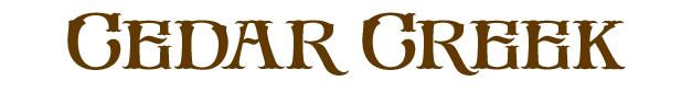 Font LHF Cedar Creek