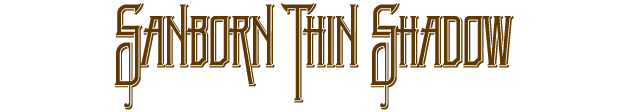 Font LHF Sanborn Thin Shadow