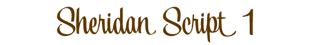 Font LHF Sheridan Script 1